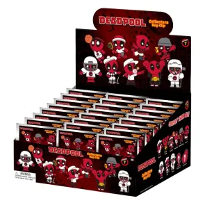 Deadpool 3D PVC-Taschenanhänger Serie 7 Display (24)