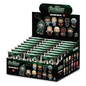 Avengers 3D PVC-Taschenanhänger Serie 1 Display (24)