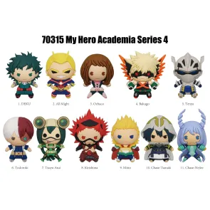 My Hero Academia 3D PVC-Taschenanhänger Series 4 Display (24)            