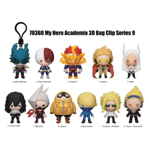 My Hero Academia 3D PVC-Taschenanhänger Serie 9 Blind Bag Display (24)