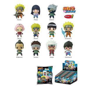 Naruto Shippuden PVC-Taschenanhänger Series 01 Display (24)