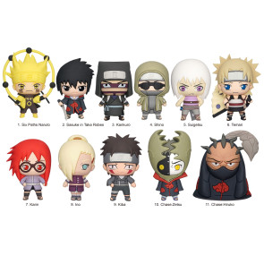 Naruto Shippuden 3D PVC-Taschenanhänger Series 4 Display (24)