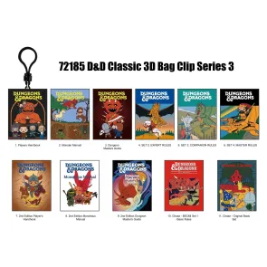 Dungeons & Dragons Classic 3D PVC-Taschenanhänger Serie 3 Blind Bag Display (24)
