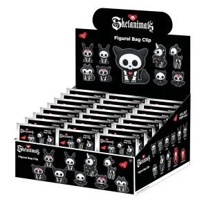 Skelanimals 3D PVC-Taschenanhänger Serie 1 Blind Bag Display (24)