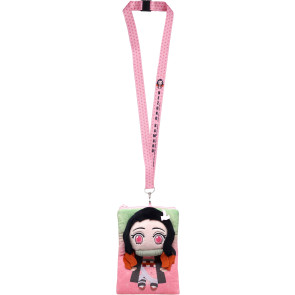 Demon Slayer: Kimetsu no Yaiba Schlüsselband Nezuko Deluxe mit Kartenhaltertasche
