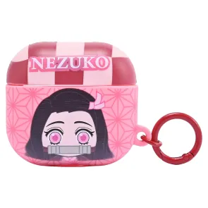 Demon Slayer 3D Schaumstoff Airpods Hülle Taschenanhänger Nezuko Display (12)