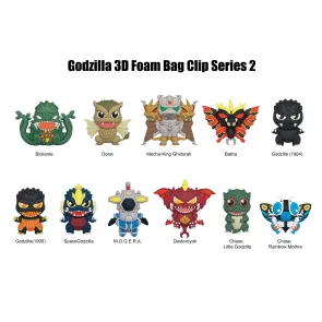 Godzilla 3D PVC-Taschenanhänger Series 2 Display (24)      