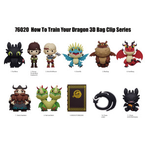 How to train your Dragon 3D PVC-Taschenanhänger 2025 Movie Display (24) 