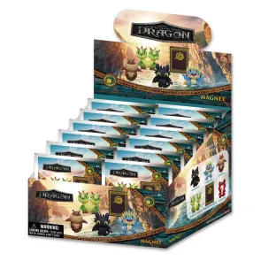 Drachenzähmen leicht gemacht Magnete Blind Pack Series 1 Display (12)     
