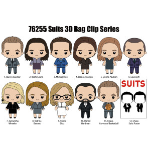Suits 3D PVC-Taschenanhänger Series 1 Display (24)
