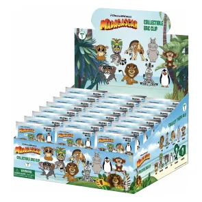 Madagascar 3D PVC-Taschenanhänger Serie 1 Display (24)