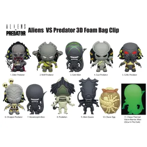 Alien vs. Predator 3D PVC-Taschenanhänger Display (24)            