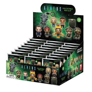 Alien 3D PVC-Taschenanhänger Serie 3 Display (24)