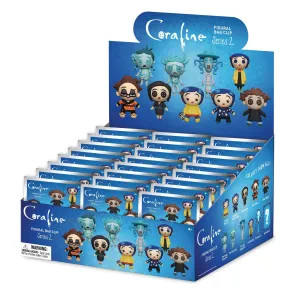 Coraline 3D Schaumstoff-Taschenanhänger Serie 2 Display (24)