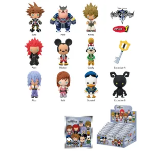 Kingdom Hearts PVC-Taschenanhänger Series 1 Display (24)