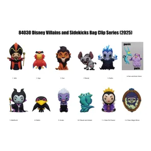 Disney 3D PVC-Taschenanhänger Villains Serie 4 Display (24)