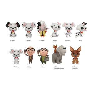 Disney 3D PVC-Taschenanhänger 101 Dalmatiner Series 33 Display (24)
