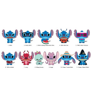 Lilo & Stitch Plüsch-Taschenanhänger Stitch Display (24)