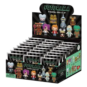 Futurama 3D PVC-Taschenanhänger Series 1 Display (24)