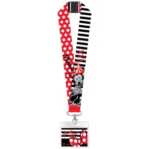 Micky Maus Luxus-Schlüsselband mit Kartenhalter Minnie