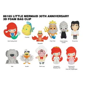 Arielle, die Meerjungfrau 3D PVC-Taschenanhänger Series 1 Display (24)      