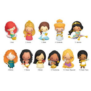 Disney 3D PVC-Taschenanhänger Ultimate Princess Series 31 Display (24)