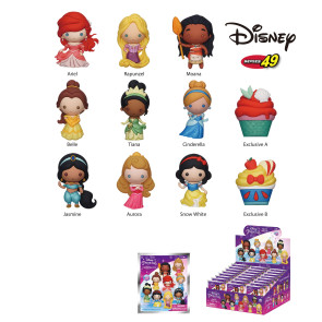 Disney Princess PVC-Taschenanhänger Display (24)