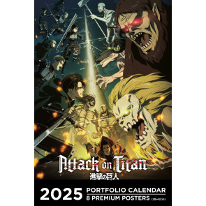 Attack on Titan Portfolio Kalender 2025 *Englische Version*