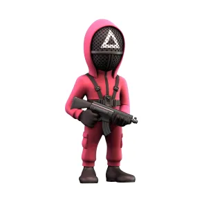 Squid Game Minix Figur Masked Triangle Guard 12 cm