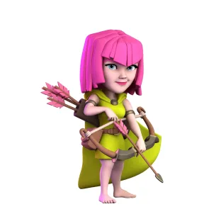 World of Clash Minix Figur Archery 12 cm