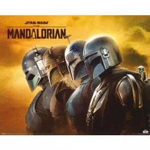 Star Wars: The Mandalorian Poster Set The Mandalorian Creed 40 x 50 cm (4)