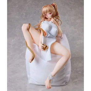 Original Character PVC Figur Girl in the Bath [Cushion Ver.] Illustration by Ponzu 26 cm