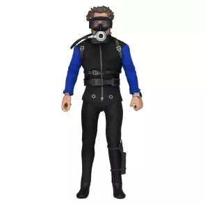 Der weiße Hai Clothed Actionfigur Matt Hooper (Shark Cage) 20 cm