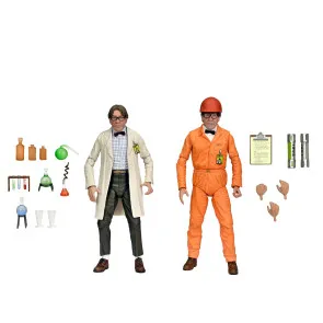 Turtles II - Das Geheimnis des Ooze Actionfiguren 2-Pack Lab Coat Professor Perry and Hazmat Suit Professor Perry 18 cm