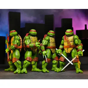Teenage Mutant Ninja Turtles (Mirage Comics) 4er-Pack Actionfiguren Leonardo, Raphael, Michelangelo, Donatello 18 cm
