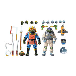 Teenage Mutant Ninja Turtles (Cartoon) Actionfiguren 2er-Pack Space Adventure & Samurai Turtles 18 cm