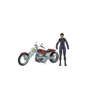 Teenage Mutant Ninja Turtles (The Last Ronin The Lost Years) Actionfigur Casey Marie with Last Ronin Motorcycle 18 cm