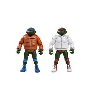 Teenage Mutant Ninja Turtles (Cartoon) Actionfigur Punk Leo and Punk Raph 2 Pack 18 cm