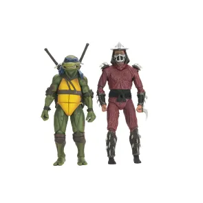 Teenage Mutant Ninja Turtles (1990 Movie) Actionfigur Roof Top Battle Shredder vs Leo 18 cm