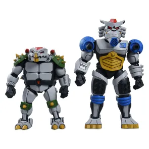 Teenage Mutant Ninja Turtles (1987 Cartoon) 2er-Pack Actionfiguren Robo Tokka and Rahzar 18 cm