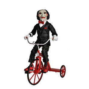 SAW: Sprechende Actionfigur - Billy the Puppet mit Dreirad (30 cm)