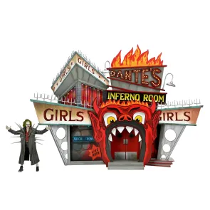 Beetlejuice (1988) Diorama Trenchcoat with Spikes Inferno Room Deluxe Set