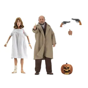 Halloween II Retro Actionfiguren Doppelpack Doctor Loomis & Laurie Strode 20 cm