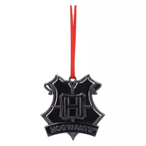 Harry Potter Christbaumanhänger Hogwarts Crest (Silver) 6 cm