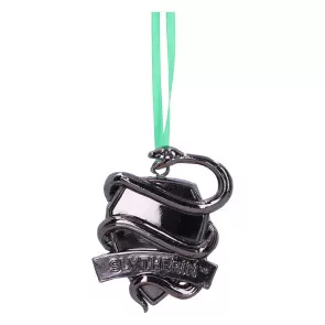 Harry Potter Christbaumanhänger Slytherin Crest (Silver) 6 cm