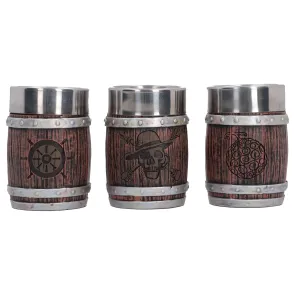 One Piece Schnapsgläser-Set Barrel 8 cm