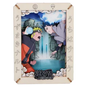 Naruto Modellbausatz Wooden Theatre The Final Valley (Medium) 14 cm