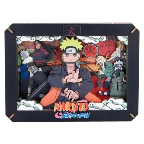 Naruto Modellbausatz Wooden Theatre Hokage (Medium) 10 cm