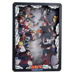 Naruto Modellbausatz Wooden Theatre Combat (Large) 26 cm