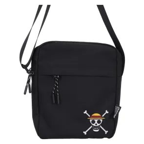 One Piece Umhängetasche Luffy Jolly Roger (Black) 23 cm